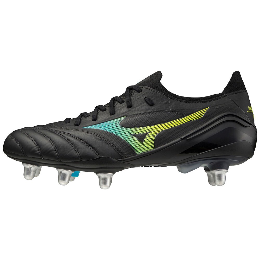 Mizuno Morelia Neo Iii Beta Elite Si - Bayan Krampon - Siyah/Mavi Turkuaz Türkiye (UMJXHA-268)